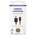 Кабель USB, Red Line, lightning, 1 м, 8 - pin, для Apple, черный, УТ000008646 - фото 3