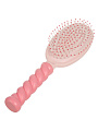 Расческа массажная, 23.3х7 см, пластик, пластиковая ручка, овальная, с фигурной ручкая, A100058 - фото 4