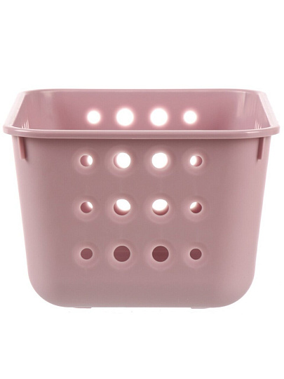 Корзина для мелочей, 22.9х17.4х11.9 см, прямоугольная, пластик, сиреневая, Berossi, Donna M, ИК 80364000