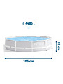 Бассейн каркасный Intex, 305х76 см, Prism Frame, 26702NP, фильтр-насос, 4485 л - фото 10