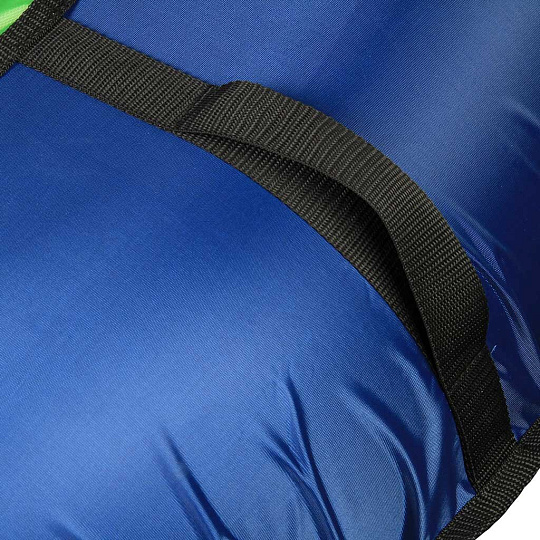 Санки-ватрушка Эконом, 110 см, 120 кг, с буксировочным тросом, с ручками, с клапаном, в ассортименте, УВ-экк-1,1