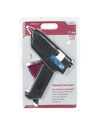 Электропистолет клеевой 11 мм, 80 Вт, 8 г/мин, Политех, 9050080