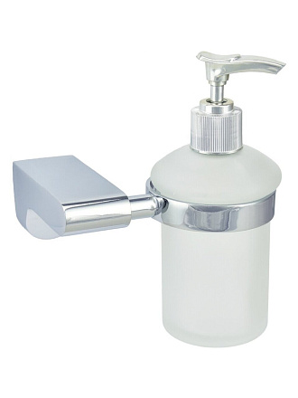 Дозатор для жидкого мыла, Solinne, B-82706, стекло, хром, 2516.132