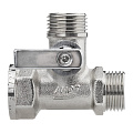 Кран для бытовых приборов, 1/2&amp;quot;х1/2&amp;quot;х1/2&amp;quot;, г-ш-ш, трехходовый, шаровой, MasterProf - фото 2