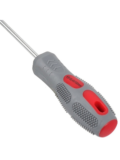 Отвертка плоская, Bartex, SL4, 4х100 мм, антискользящая двухкомпонентная, CrV сталь, K0029N