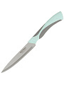 Набор ножей 5 предметов, 20 см, 20 см, 12.5 см, 9 см, нержавеющая сталь, рукоятка пластик, с подставкой, пластик, Daniks, Gusto, YW-A377B - фото 4