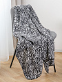 Плед 1.5-сп, 130х170 см, флис, 100%пэ, Silvano, принт зебра - фото 2