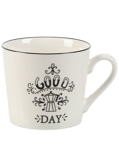 Кружка керамика, 360 мл, Уйат кофе, B060783, в ассортименте