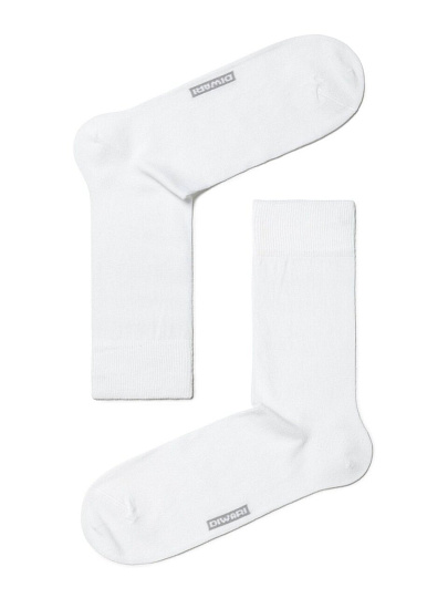 Носки для мужчин, хлопок, Diwari, Classic cool effect, 000, белые, р. 25, 7С-23СП