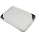 Подушка ортопедическая, 60 х 40 х 12, пенополиуретан, чехол 100% полиэстер, с эффектом памяти, средняя, AI-1702001, серая