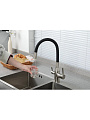 Смеситель для кухни, Frap, гибкий излив, с картриджем, с подключением к фильтру, F4396-5 - фото 6