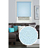 Рулонные шторы миниролло Имани голубой, 62х160 см - фото 2