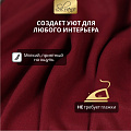 Плед 1.5-спальный, 130х170 см, флис, 100% полиэстер, Silvano, бордовый, однотонный, AI-0104012 - фото 9