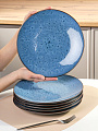 Тарелка обеденная, керамика, 6 шт, 27 см, круглая, Файруза, Daniks - фото 6