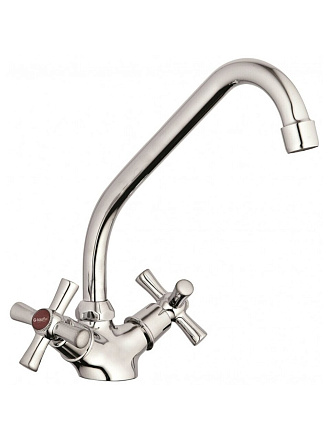 Смеситель для кухни, G.lauf, с кран-буксой, хром, QMT4-A722