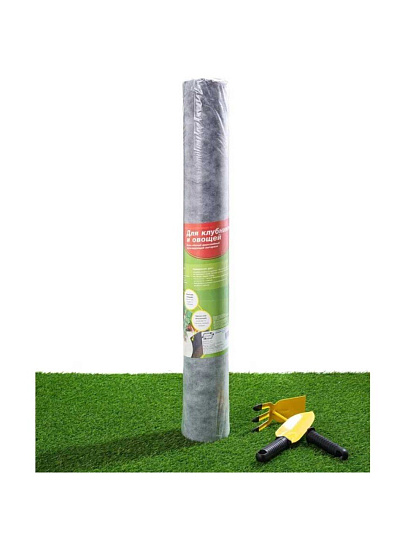 Материал укрывной 80 г/м2, Профф, 1.06х10 м, Агротекс, бело-черный, 32.01.17.01.24.080.0010.1060.00