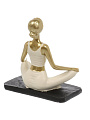 Фигурка декоративная полистоун, Йога, 9.8х5.8х10.5 см, A020259 - фото 3
