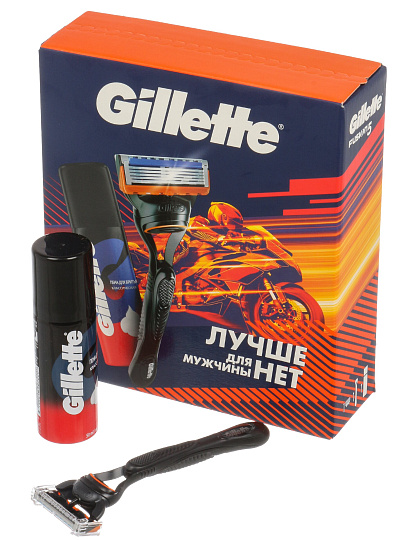 Набор подарочный для мужчин, Gillette, Fusion, пена для бритья 50 мл, станок для бритья c 1 кассетой