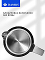 Чайник электрический Daniks, D3020, черный глянцевый, 1.7 л, 2200 Вт, скрытый нагревательный элемент, пластик - фото 8