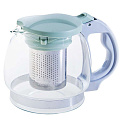 Чайник заварочный стекло, пластик, 0.85 л, с ситечком, Mayer &amp;amp; Boch, 29718-2
