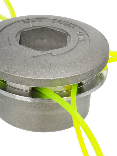 Катушка для триммера ручная, 4 мм, под гайку универсальная, Bartex, 511100, металлическая, быстрозажимная, пакет