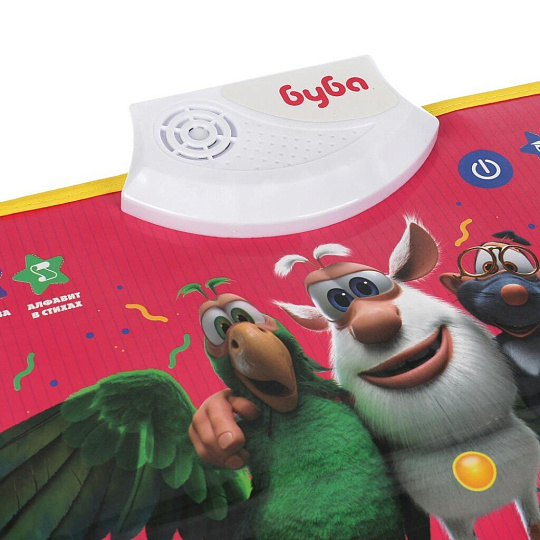 Двусторонний плакат Умка, Буба Русская и английская азбука, 200 вопросов и заданий, HX0251-R70