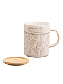 Кружка фарфор, 400 мл, Loving Family, с бамбуковой крышкой, Lefard, 756-479 - фото 4
