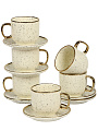 Набор чайный фарфор, 12 предметов, на 6 персон, 220 мл, Jewel, Пудинг, ПС0002-14 - фото 3