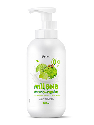 Мыло-пенка жидкое Grass, Milana Сливочно-фисташковое мороженое, 500 мл