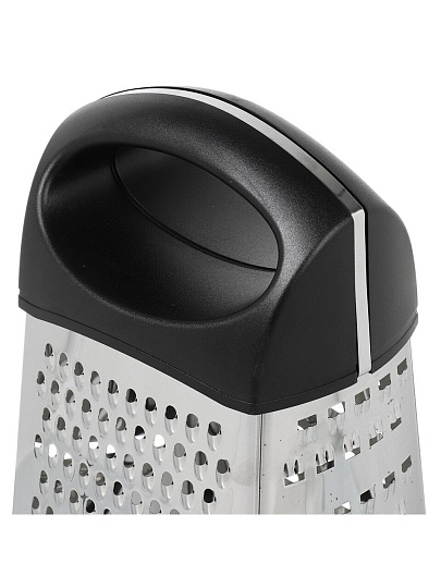 Терка 4 грани, 20.5х14х11.5 см, нержавеющая сталь, пластик, Daniks, Y4-8861