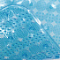 Коврик для ванной, антискользящий, 0.37х0.66 м, ПВХ, голубой, Ромбы, Y296 - фото 2