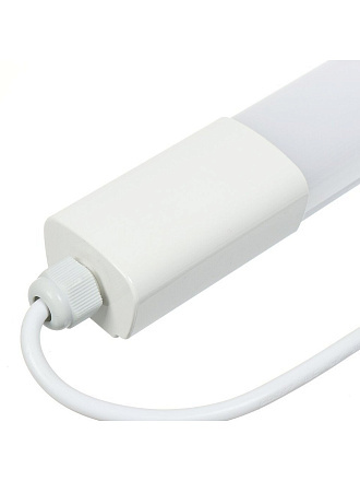 Светильник светодиодный, JazzWay, Compact PWP-С4, 18 Вт, 4000 К, 1800 Лм, IP65, 60х3.8х2.85 см, белый, 5016613