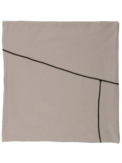 Наволочка декоративная Линии, 100% полиэстер, 45 х 45 см, светло-серая, A130035