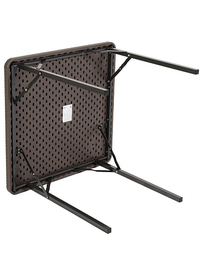 Стол садовый пластик, Green Days, 78х78х70 см, квадратный, пластиковая столешница, к набору WAK78+YC-041