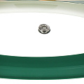 Крышка для посуды стекло, Daniks, Emerald, кнопка силикон, зеленая, 24/26/28 см, GLM-242628-2 МП - фото 2