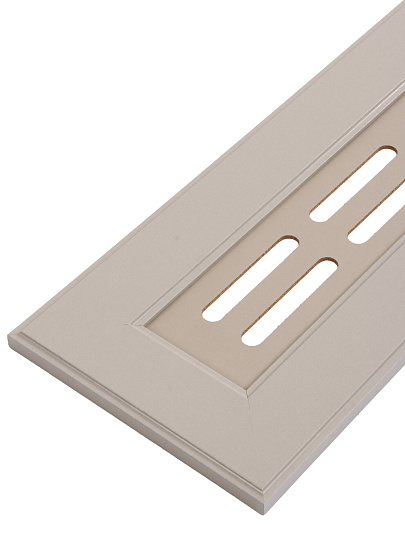 Крышка для экрана радиатора МДФ, 1200х170 мм, прямоугольная, мокко, DE LUXE, Стильный Дом, v533195