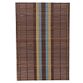 Салфетка сервировочная бамбук, 45х30 см, прямоугольная, коричневая, Плетенка Полосы, Y4-4373 - фото 2