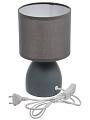 Светильник настольный E14, 40 Вт, серый, абажур серый, Rivoli, Nadine, 7042-501, керамика - фото 4