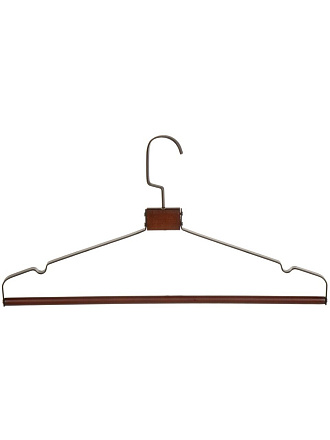 Вешалка-плечики для одежды, 44 см, дерево, в ассортименте, A200161