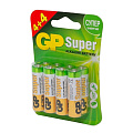 Батарейка GP, АА (LR6, 15A), Alkaline Super, щелочная, 1.5 В, блистер, 8 шт, 15A4/4-2CR8, 17027 - фото 2