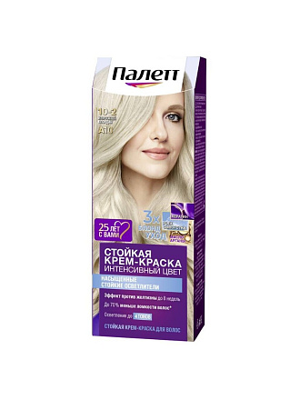 Краска для волос, Палетт, А10, жемчужный блондин, 110 мл