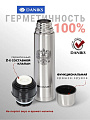 Термос нержавеющая сталь, 1 л, узкая горловина, Daniks, колба нержавеющая сталь, серебристый, SL-100Z - фото 3