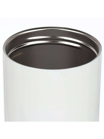 Термокружка нержавеющая сталь, 0.4 л, колба нержавеющая сталь, белая, Y6-7393