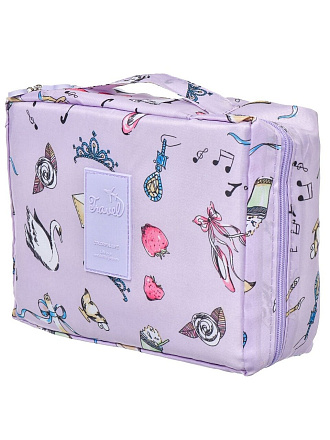 Косметичка дорожная 20х16х7 см, T2022-924, прямоугольная, застежка молния