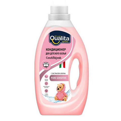 Кондиционер для белья Qualita, 1 л, для детских вещей, Pure Sensitive