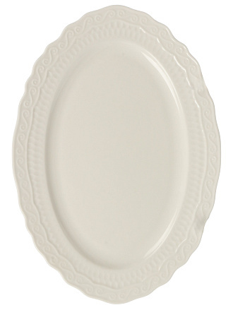 Блюдо фарфор, овальное, 17.7х25.4х2 см, Фрея, Blue bird, BB-OD25-0103