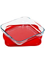 Форма для запекания стекло, 28х28х6 см, 3.2 л, квадратная, с крышкой, прозрачная, Borcam, 59024K - фото 4