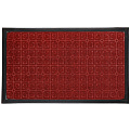 Коврик грязезащитный, 45х75 см, прямоугольный, резина, с ковролином, бордовый, Уют Классик Комфорт, ComeForte