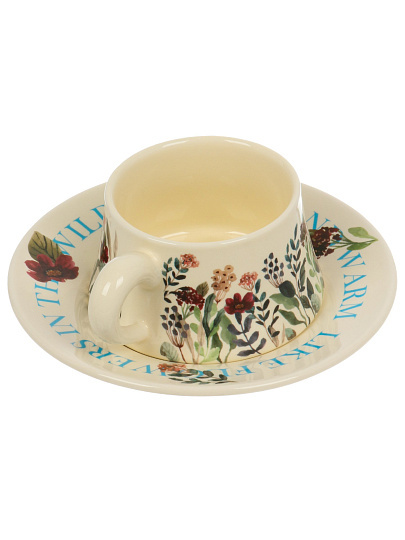 Чайная пара фарфор, 2 пр, 1 перс, 300 мл, Гармония, В060818