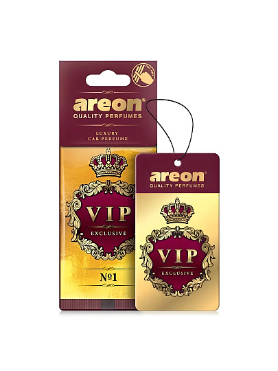 Ароматизатор в машину подвесной, сухой, Areon, "VIP" - №1, 704-VIP-01